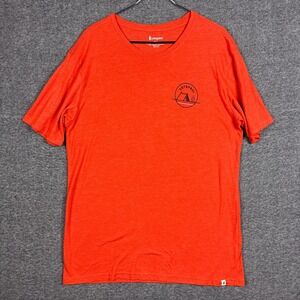 Cotopaxi Shirt Mens Large Orange Camp Tent Graphic Salt Lake City Utah Tee